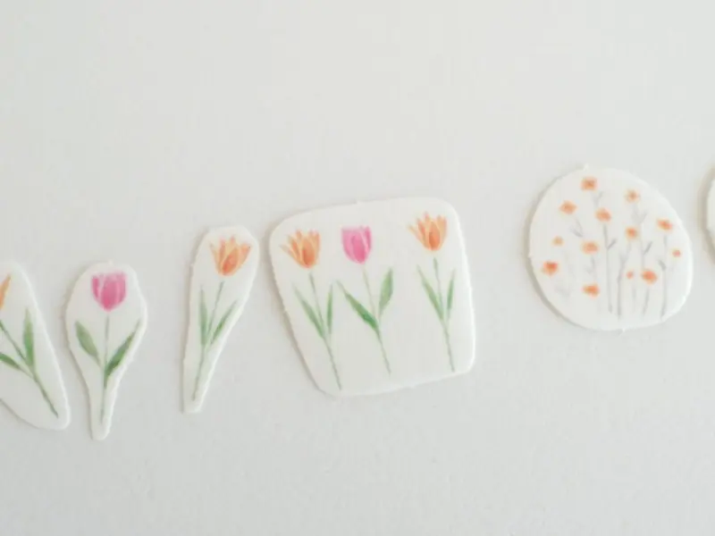Yohaku Flake Stickers F005 - Soyokaze