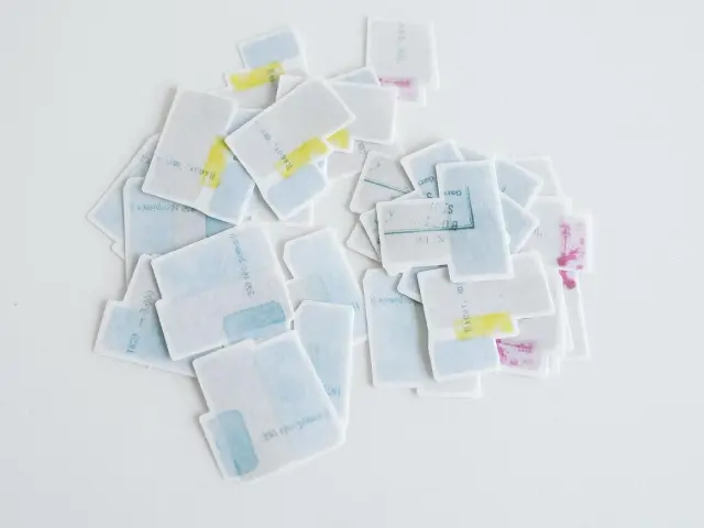 Yohaku Flake Stickers F006 - Tsumiki