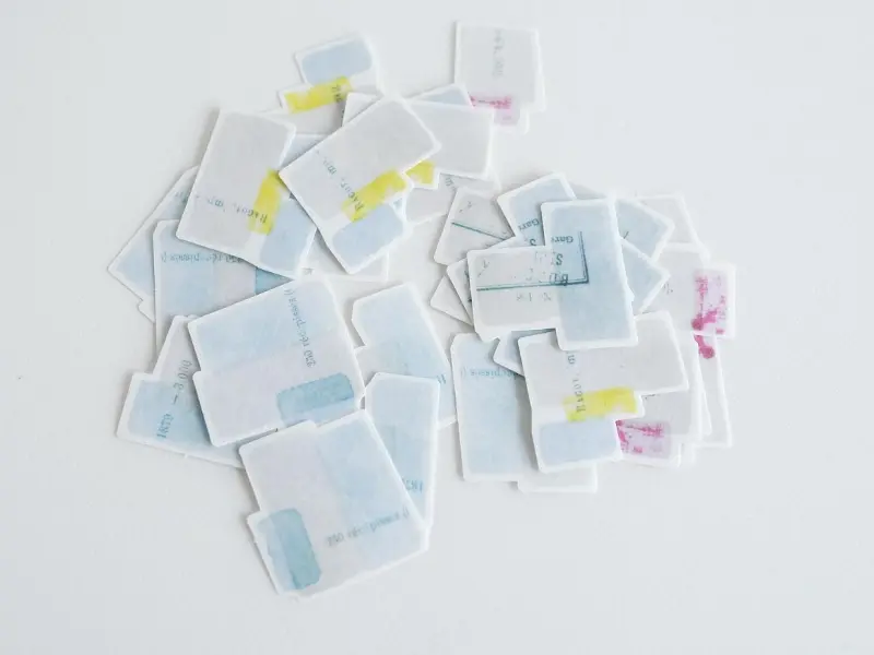 Yohaku Flake Stickers F006 - Tsumiki