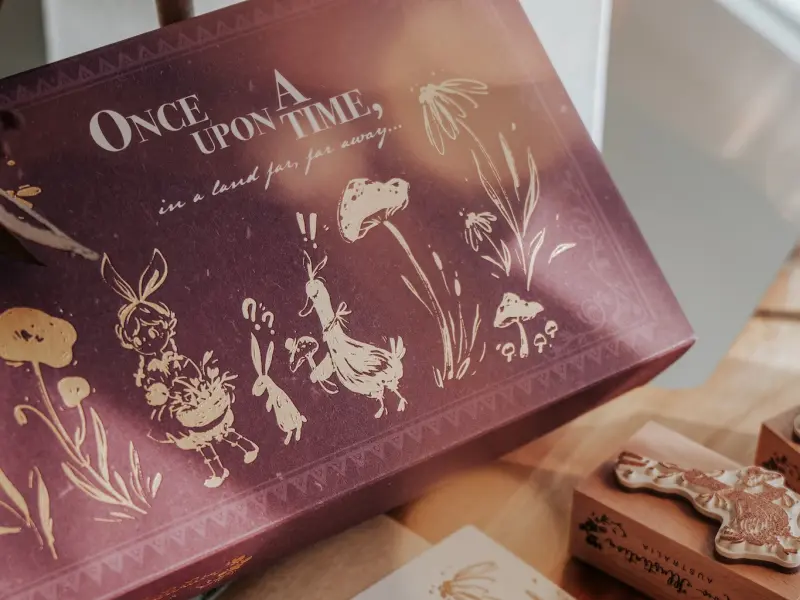 Meow Illustration Stamp Set - Once Upon a Time