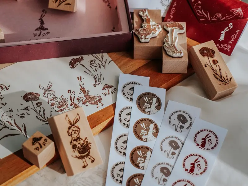 Meow Illustration Stamp Set - Once Upon a Time