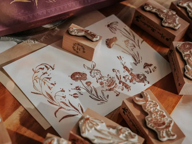 Meow Illustration Stamp Set - Once Upon a Time