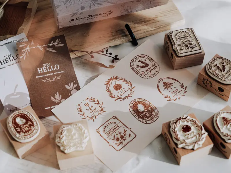 Meow Illustration Stamp Set - Farm Fresh