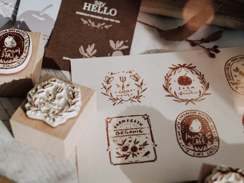 Meow Illustration Stamp Set - Farm Fresh