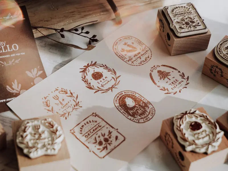 Meow Illustration Stamp Set - Farm Fresh