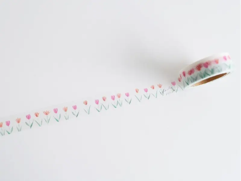 Yohaku Washi Tape Y124 - Tulip