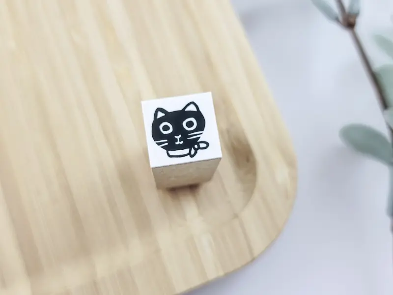 SANBY x Yumi Kitagishi Rubber Stamp Cat - Chibi 03