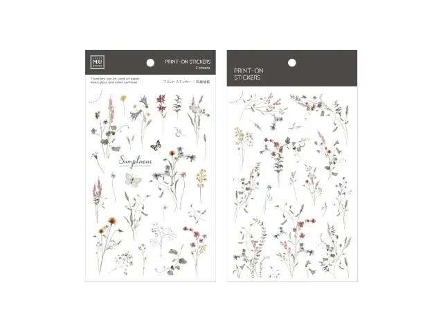 MU Print-On Transfer Stickers 221 - Sumptuous
