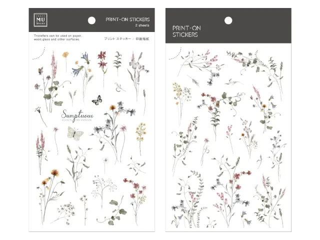 MU Print-On Transfer Stickers 221 - Sumptuous