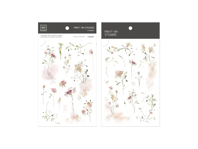 MU Print-On Transfer Stickers 222 - Watercolor