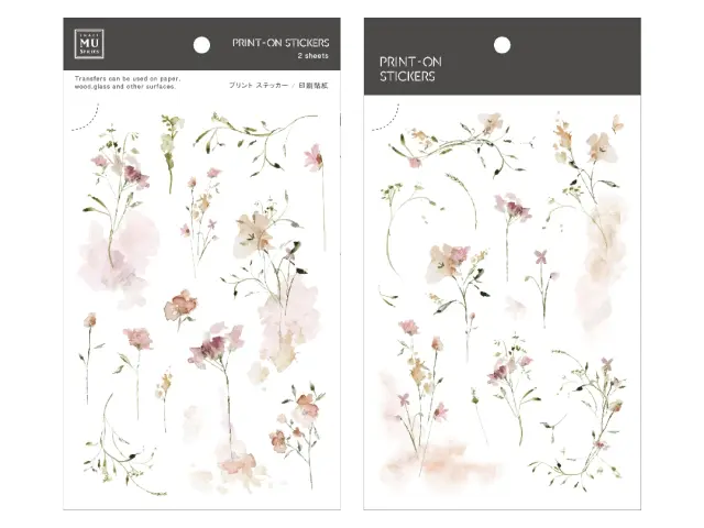 MU Print-On Transfer Stickers 222 - Watercolor