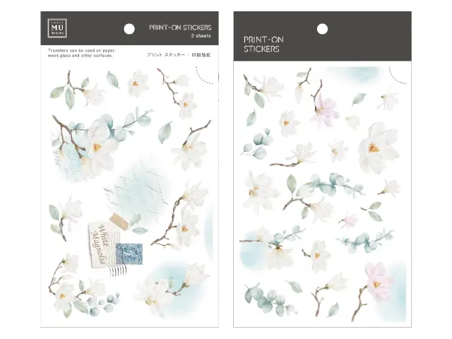 MU Print-On Transfer Stickers 223 - Magnolia