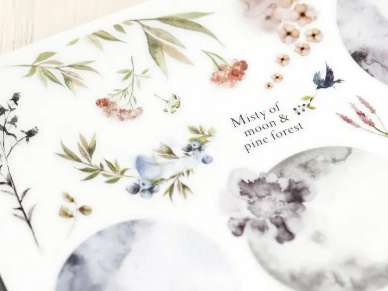 MU Print-On Transfer Stickers 226 - Misty Pineforest