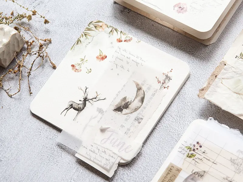 MU Print-On Transfer Stickers 226 - Misty Pineforest