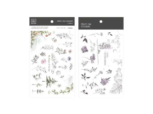 MU Print-On Transfer Stickers 227 - Day And Night