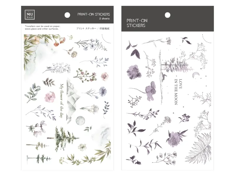 MU Print-On Transfer Stickers 227 - Day And Night