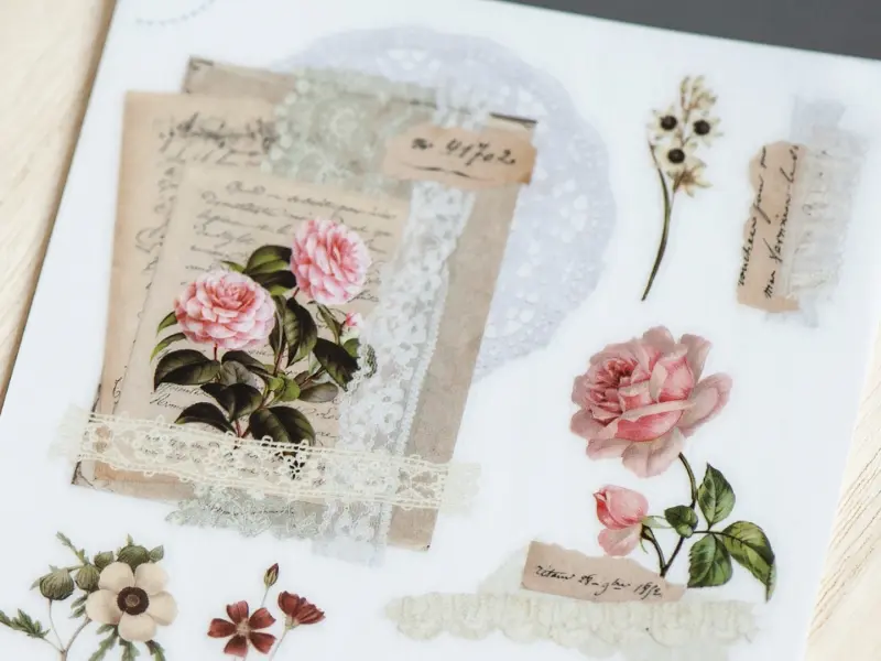 MU Print-On Transfer Stickers 228 - Vintage Tags 01