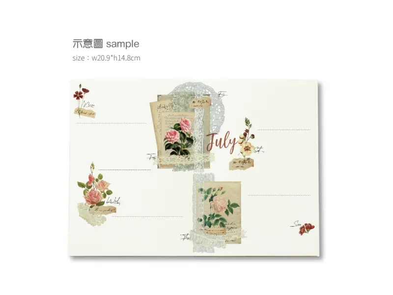 MU Print-On Transfer Stickers 228 - Vintage Tags 01