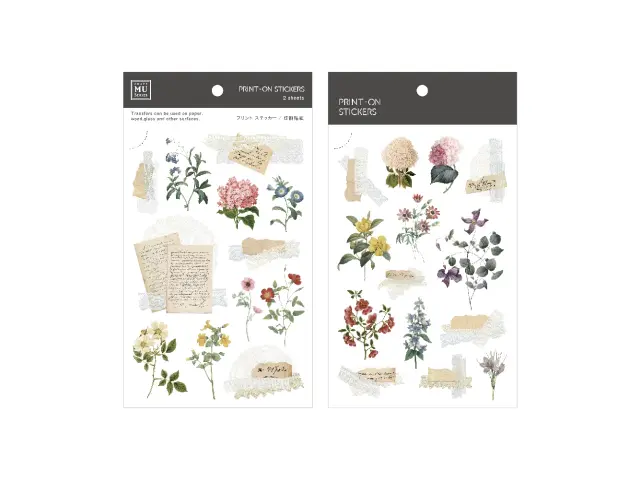 MU Print-On Transfer Stickers 229 - Vintage Tags 02