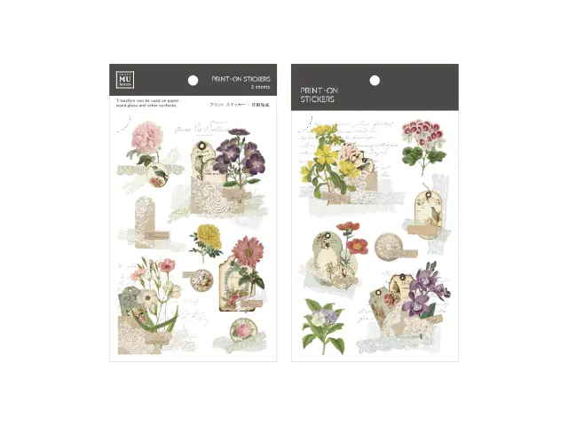MU Print-On Transfer Stickers 230 - Vintage Tags 03