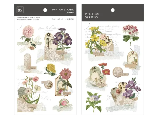 MU Print-On Transfer Stickers 230 - Vintage Tags 03
