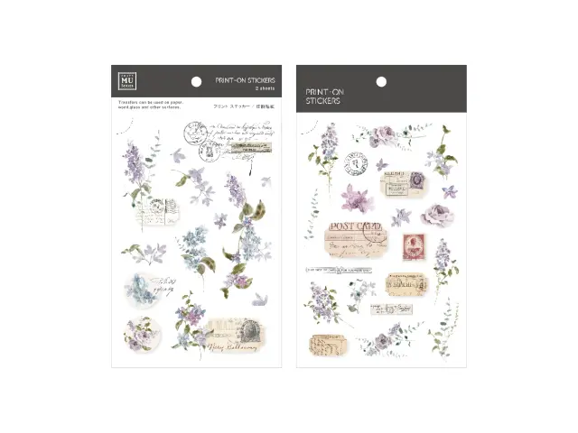 MU Print-On Transfer Stickers 233 - Hint Of Blue