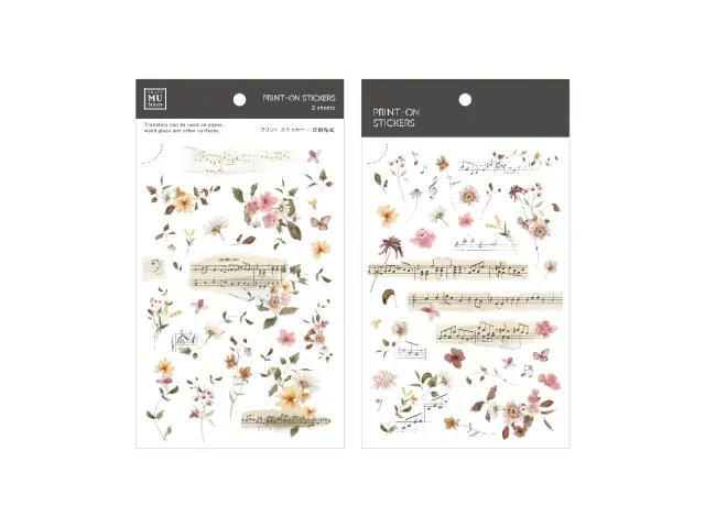 MU Print-On Transfer Stickers 234 - Moderato