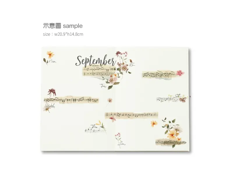MU Print-On Transfer Stickers 234 - Moderato