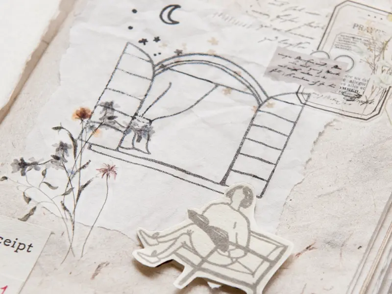 MU Clear Stamp Set Story 001 - There Are Stars Tonight
