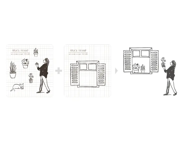 MU Clear Stamp Set Story 002 - Hygge