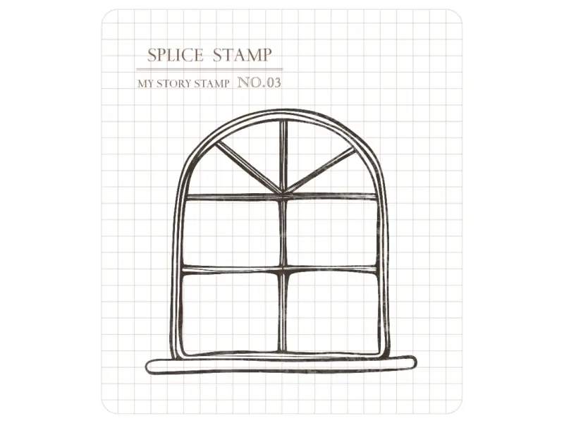 MU Clear Stamp Set Story 003 - Snow Scene By The Window