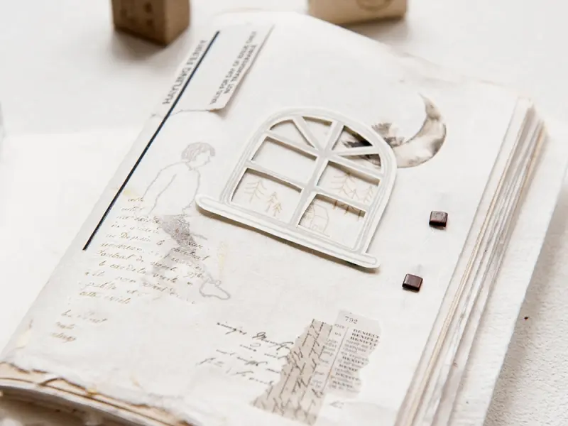 MU Clear Stamp Set Story 003 - Snow Scene By The Window