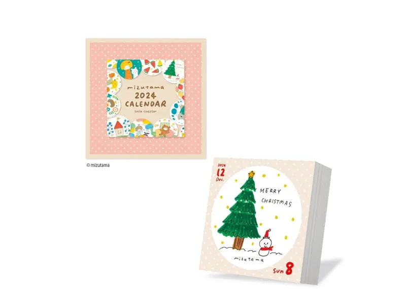 Mizutama Day To Day 2024 Tear-Off Calendar 366 Days