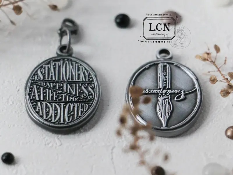 Pre-Order LCN Double Sided Metal Charm - Stationery Addicted