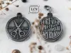 LCN Double Sided Metal Charm - Paperlover