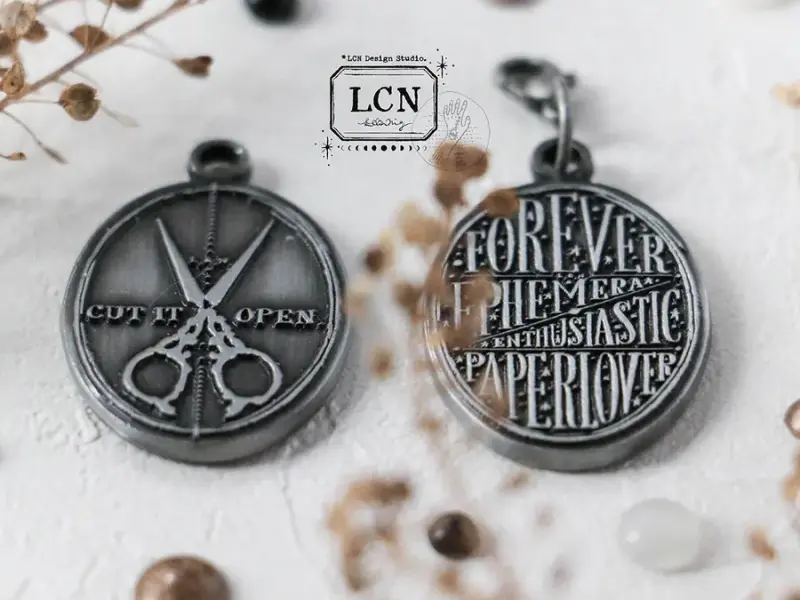 LCN Double Sided Metal Charm - Paperlover