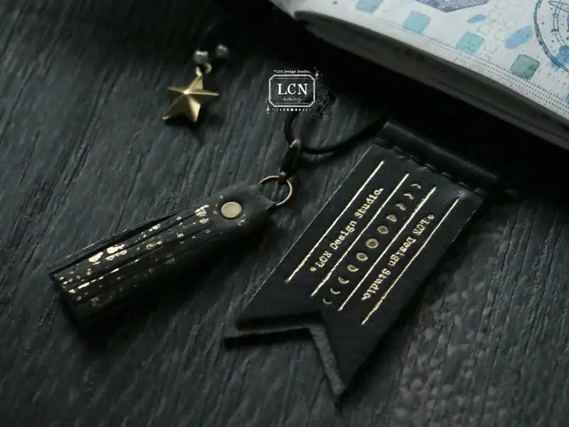 Pre-Order LCN x Ample Leather Pennant And Tassel Set - Deep Sky