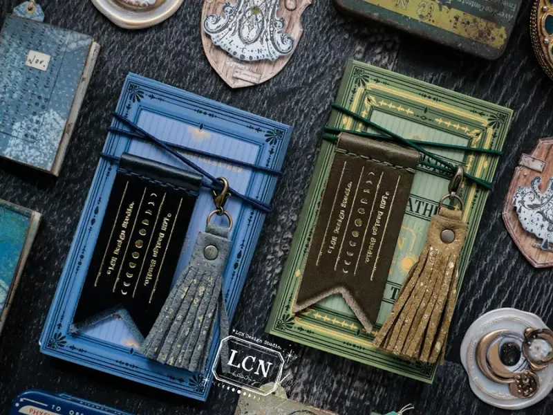 Pre-Order LCN x Ample Leather Pennant And Tassel Set - Deep Sky