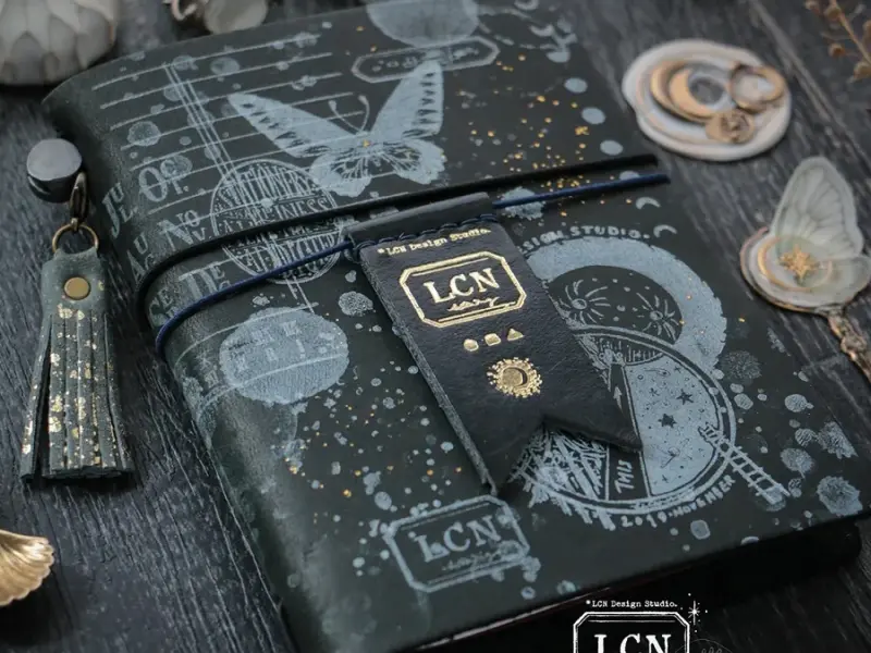 Pre-Order LCN x Ample Leather Pennant And Tassel Set - Deep Sky