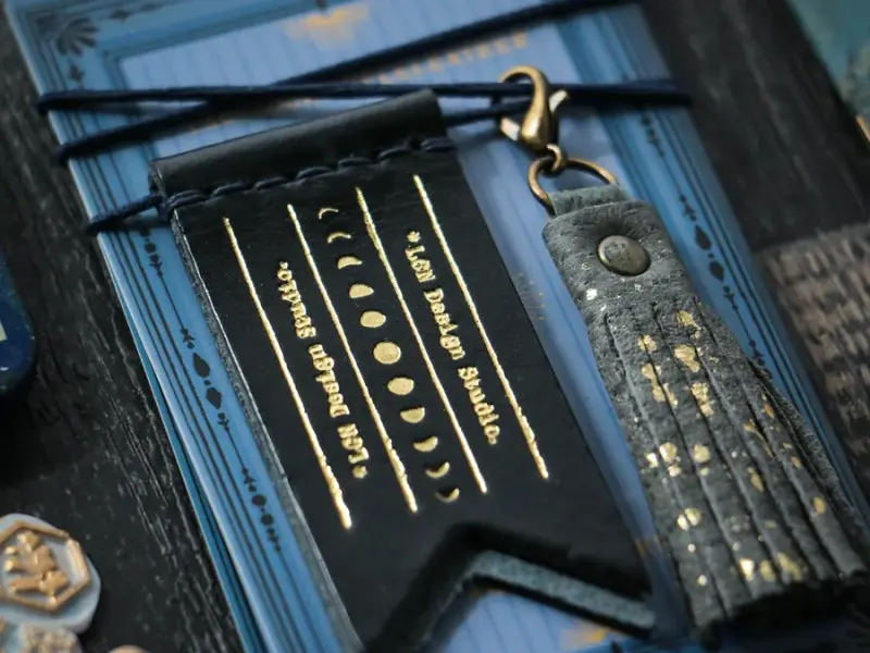 Pre-Order LCN x Ample Leather Pennant And Tassel Set - Deep Sky