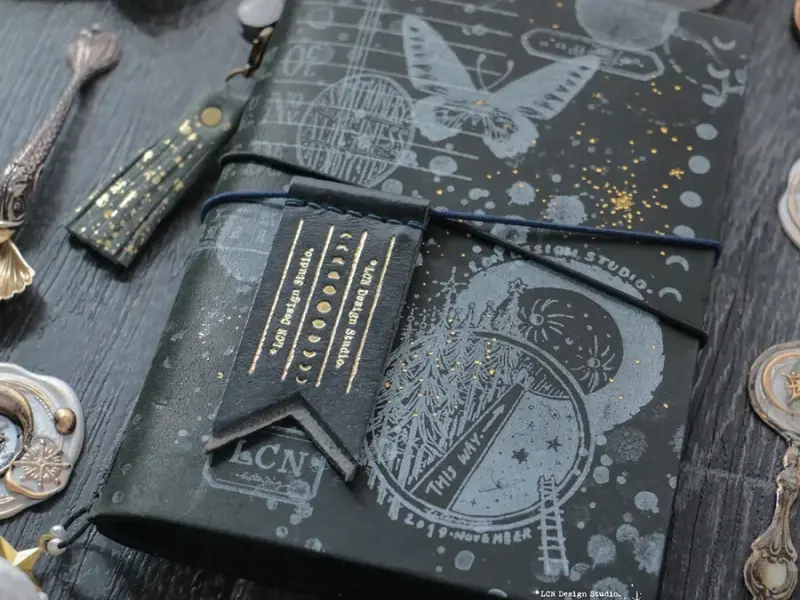 Pre-Order LCN x Ample Leather Pennant And Tassel Set - Deep Sky