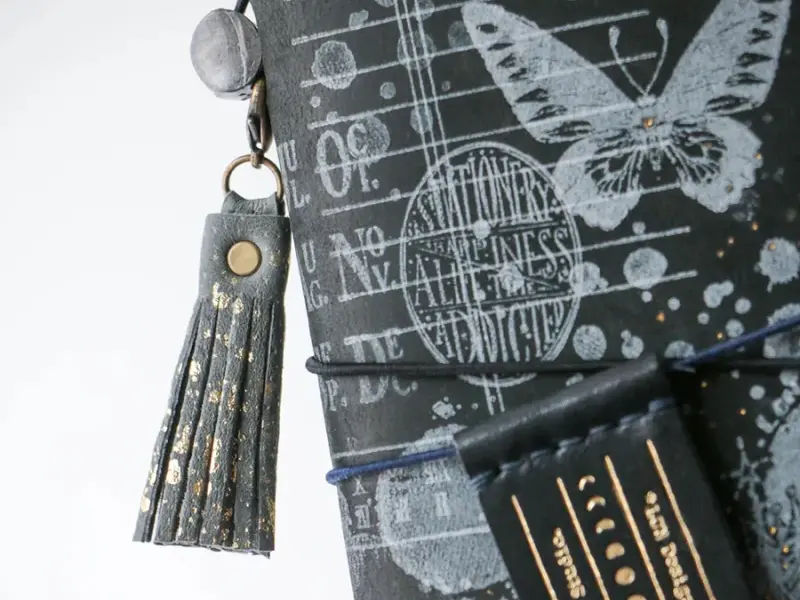 Pre-Order LCN x Ample Leather Pennant And Tassel Set - Deep Sky