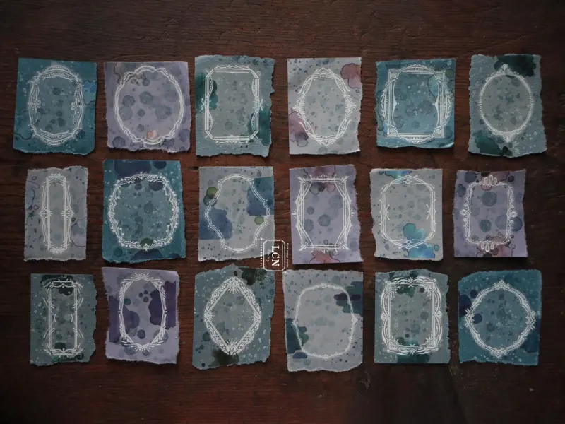 LCN Matte PET Tape - Retro Frames White