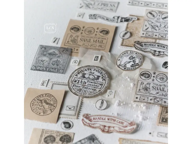LCN Postal Signs Rubber Stamp - Set 3