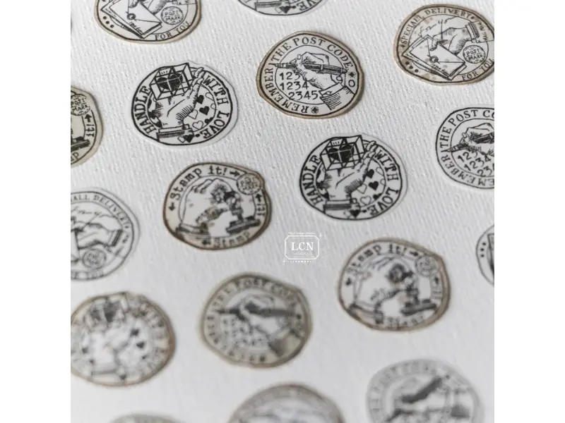 LCN Postal Signs Rubber Stamp - Set 2