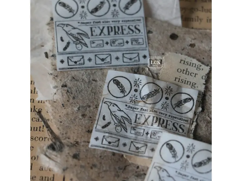 LCN Postal Signs Rubber Stamp - Set 1
