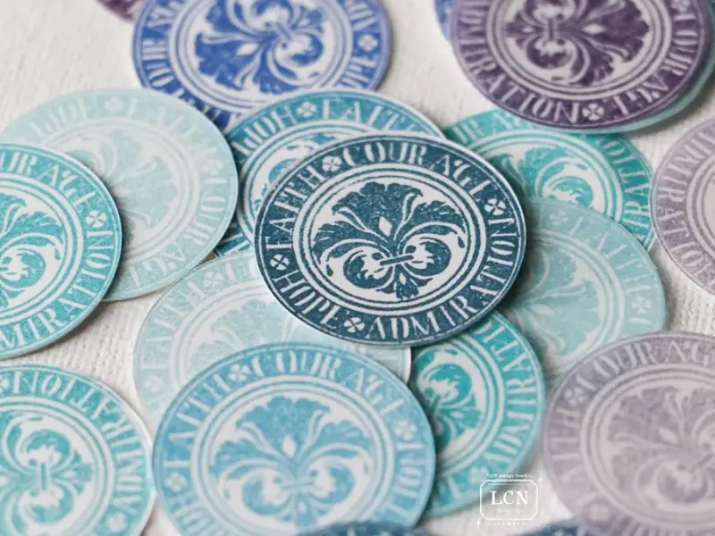 LCN Rubber Stamp Set - Flower Meanings