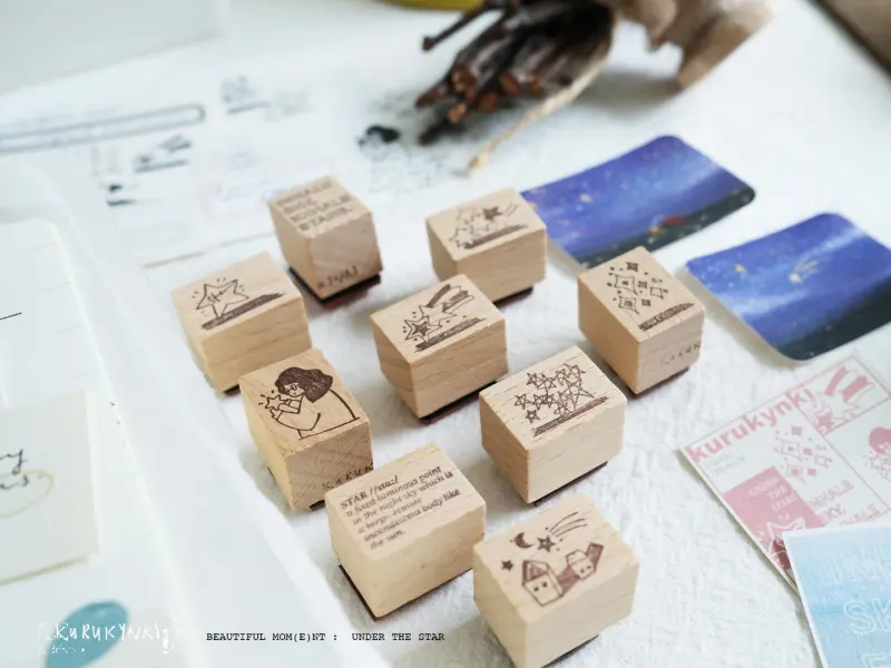 Kurukynki Stamp Set Beautiful Moment - Stars