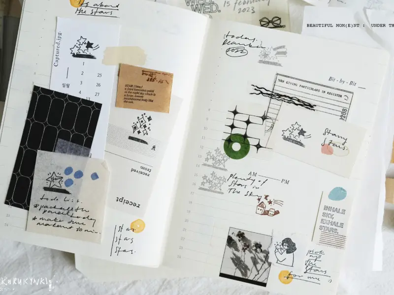 Kurukynki Stamp Set Beautiful Moment - Stars