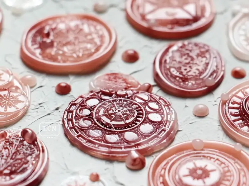 LCN Wax Seal Stamp - Round Moon Phase